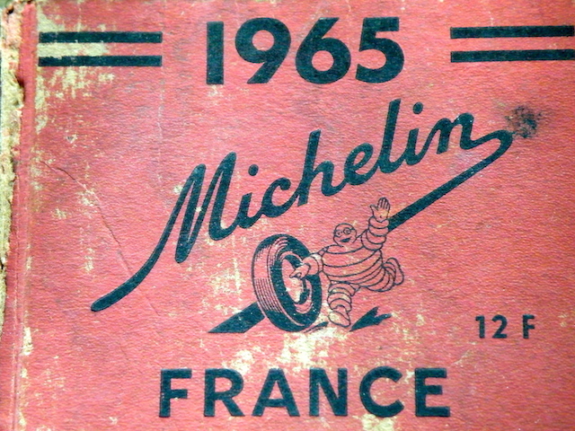 １９６５年 古いミシュランガイド - フランス・アンティーク 